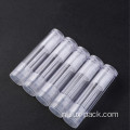 Lege transparante plastic container lippenbuis